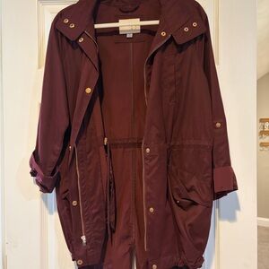 a new day Maroon Utility Jacket